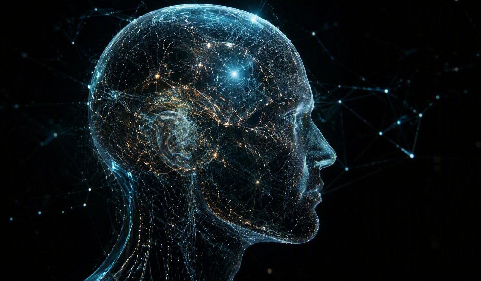 Neural frontier research artwork
